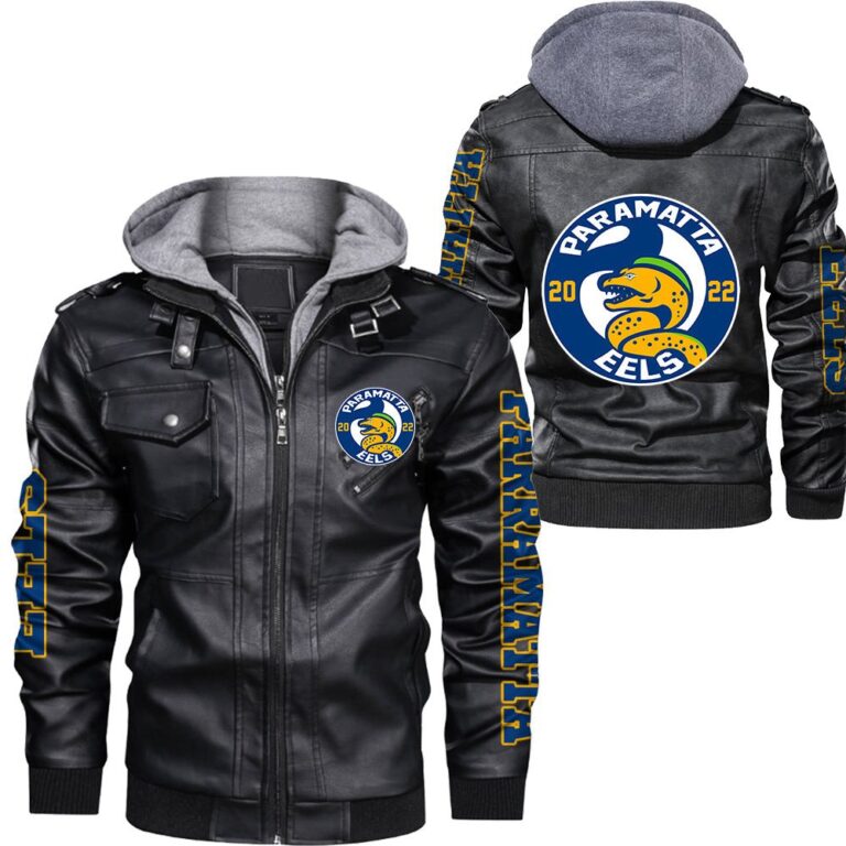 NRL Parramatta Eels Leather Jacket