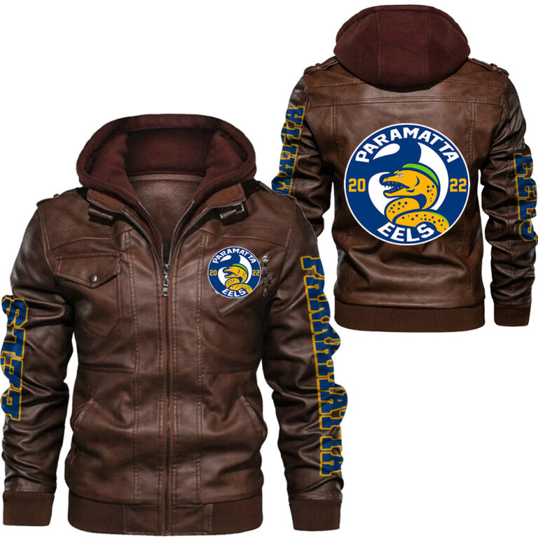 NRL Parramatta Eels Leather Jacket