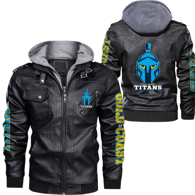 NRL Gold Coast Titan Leather Jacket