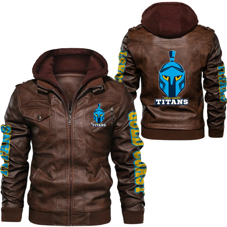 NRL Gold Coast Titan Leather Jacket