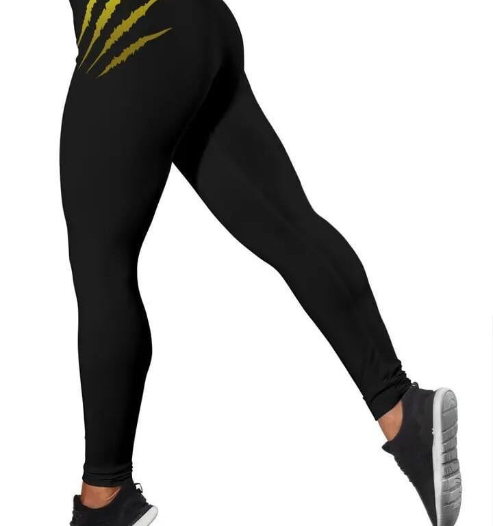 AFL Richmond Tigers Black Leggings