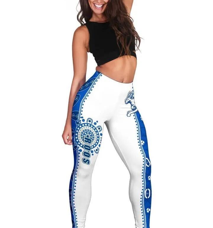 AFL North Melbourne Kangaroos Indigenous White Leggings