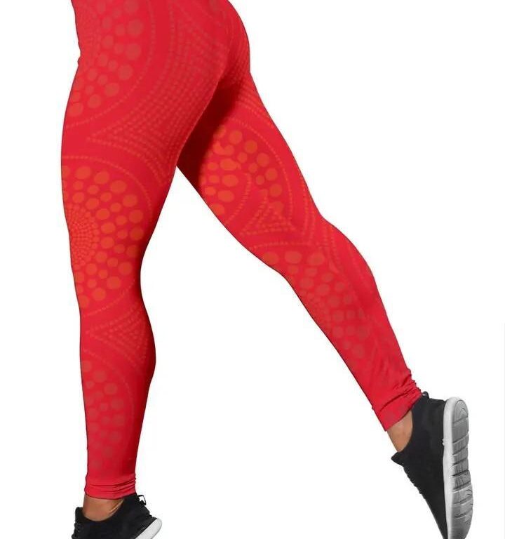 AFL Gold Coast Suns Indigenous Red Leggings