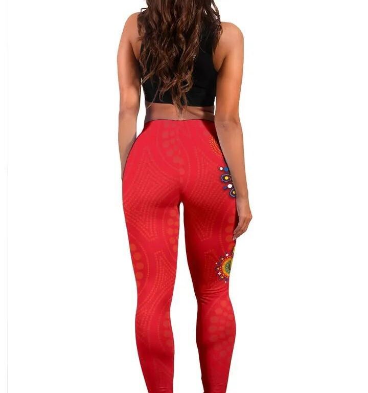 AFL Gold Coast Suns Indigenous Red Leggings