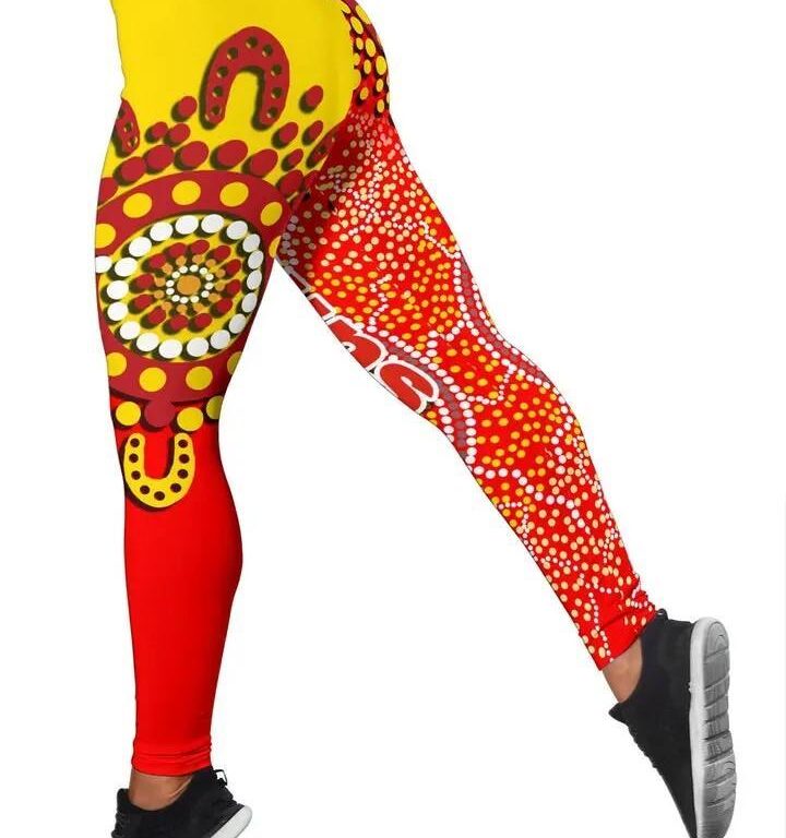 AFL Gold Coast Suns Aboriginal Leggings