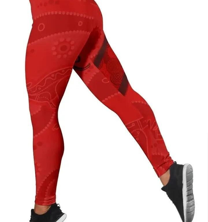 AFL Essendon Bombers Indigenous Red Leggings