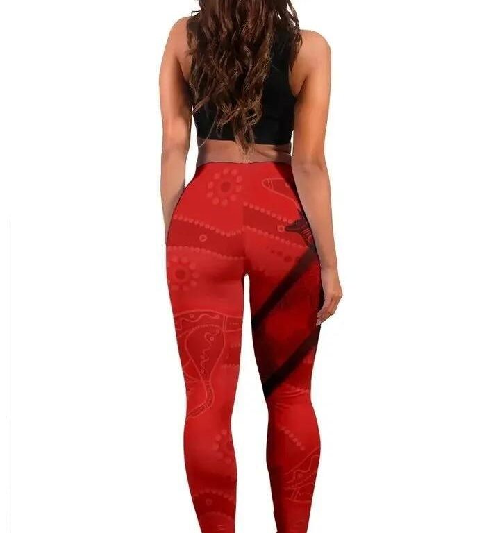 AFL Essendon Bombers Indigenous Red Leggings