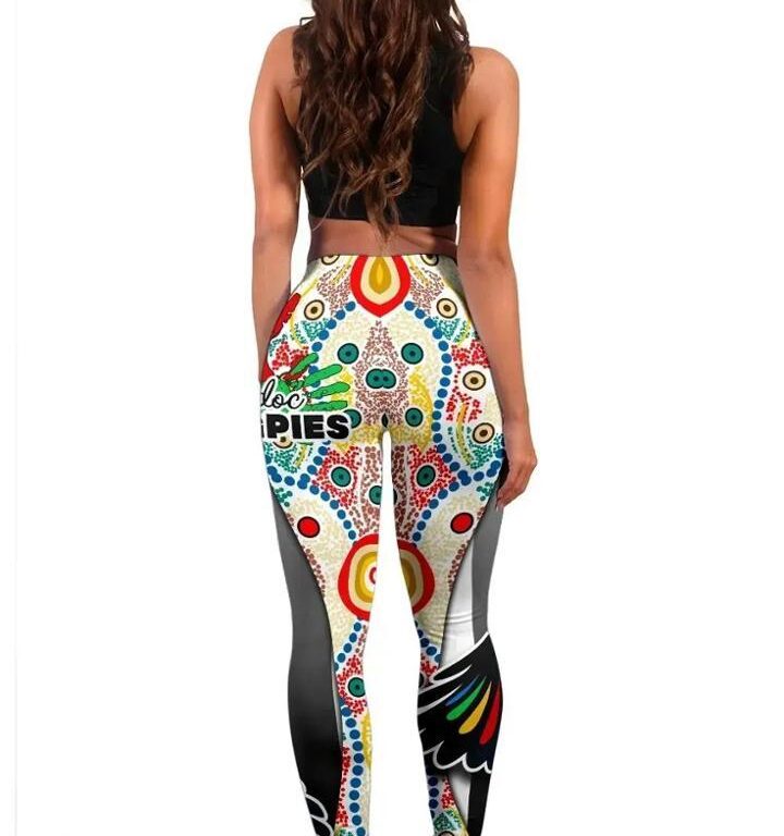 AFL Collingwood Magpies Naidoc Leggings