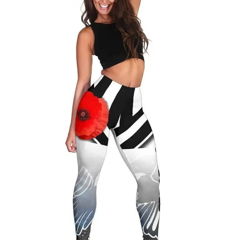 AFL Collingwood Magpies Anzac Day Leggings