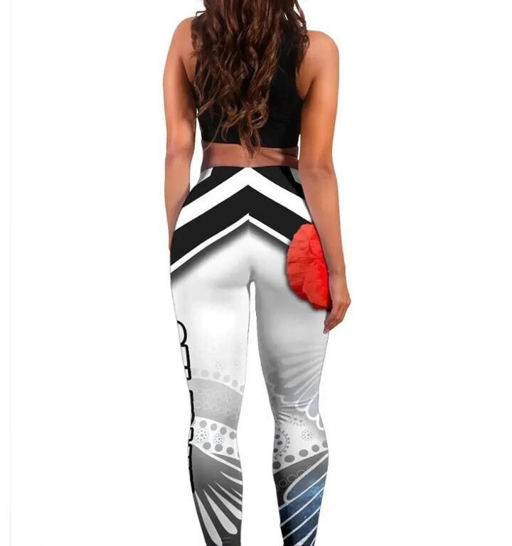 AFL Collingwood Magpies Anzac Day Leggings