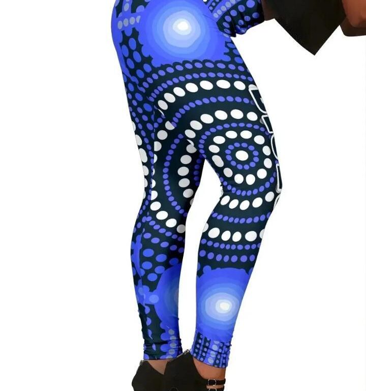 AFL Carlton Blues Bright Indigenous Leggings