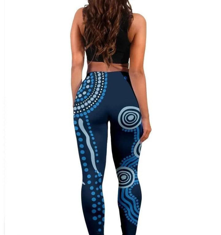 AFL Carlton Blues Aboriginal Leggings