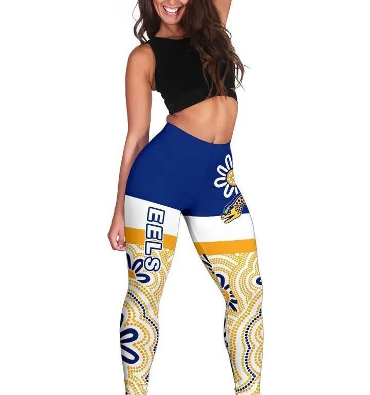 NRL Parramatta Eels Indigenous White Leggings
