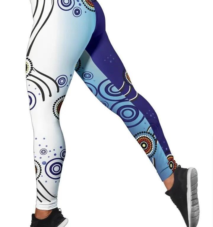 NRL Parramatta Eels Indigenous White Leggings