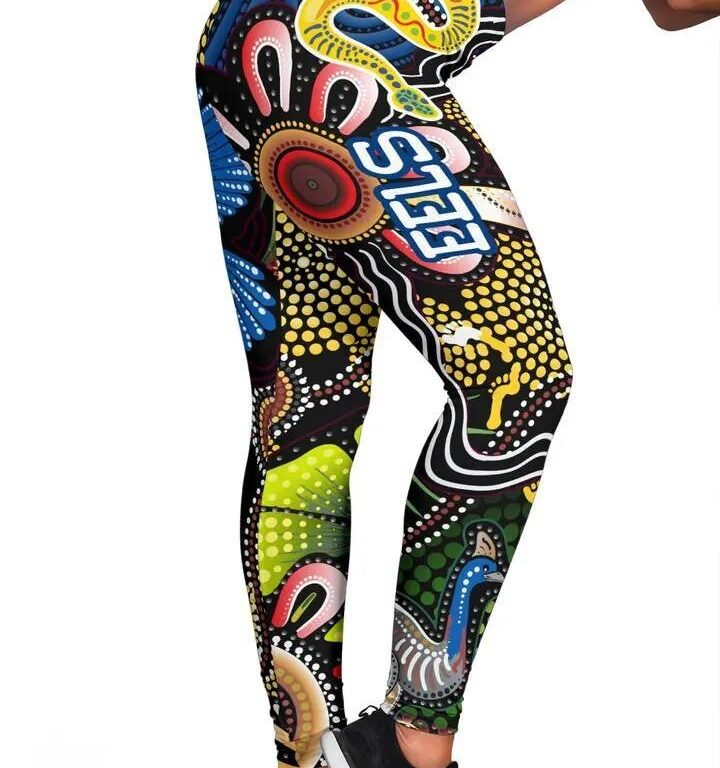 NRL Parramatta Eels Aboriginal Ethnic Style Leggings