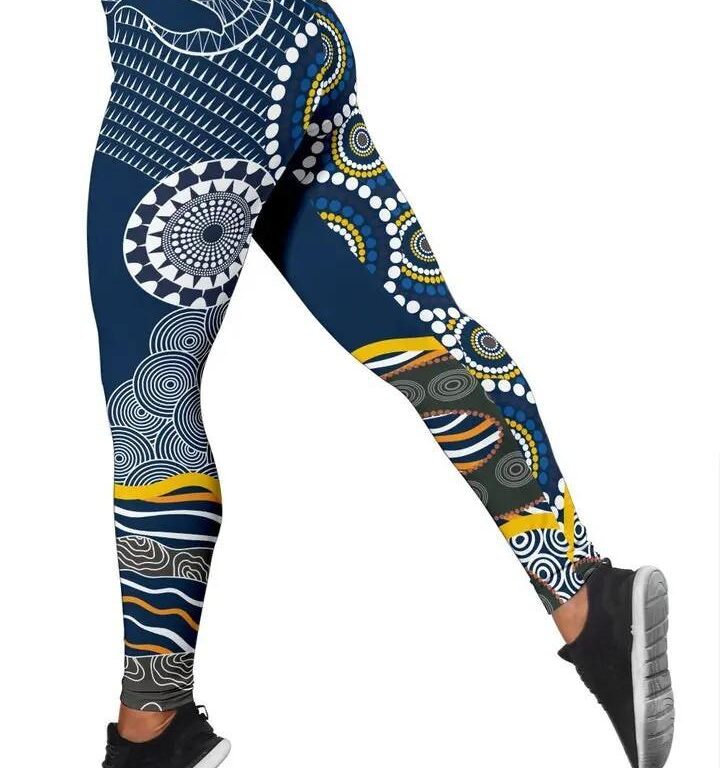 NRL North Queensland Cowboys Unique Indigenous Leggings