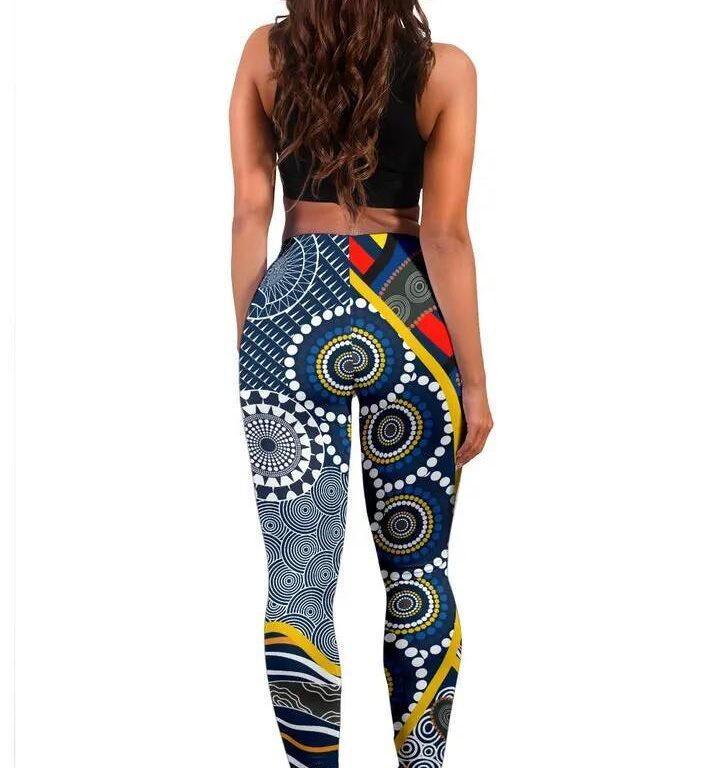 NRL North Queensland Cowboys Unique Indigenous Leggings