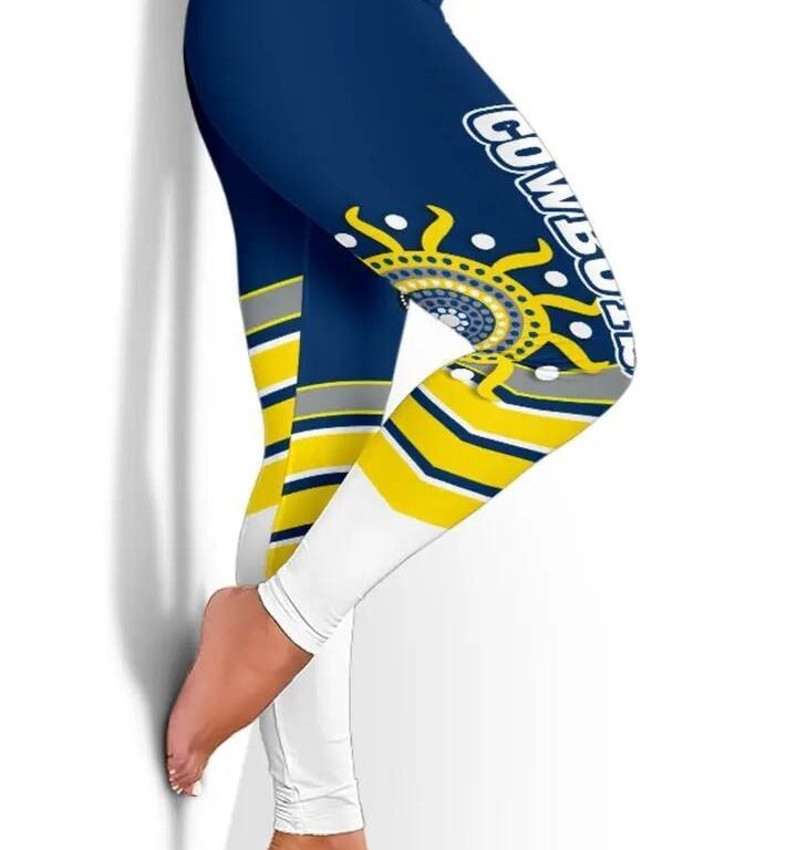 NRL North Queensland Cowboys Proud Indigenous Leggings