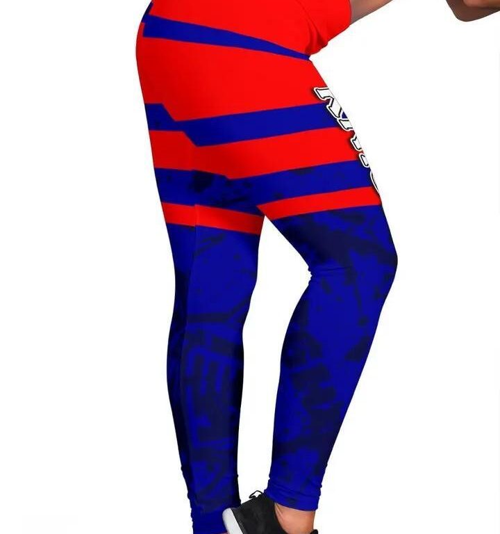 NRL Newcastle Knights Blue Red Leggings
