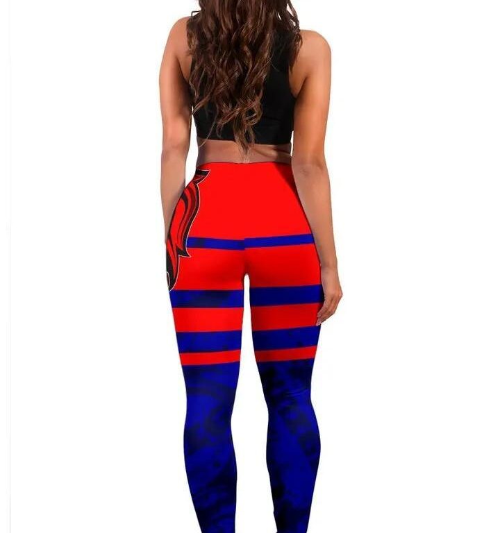 NRL Newcastle Knights Blue Red Leggings