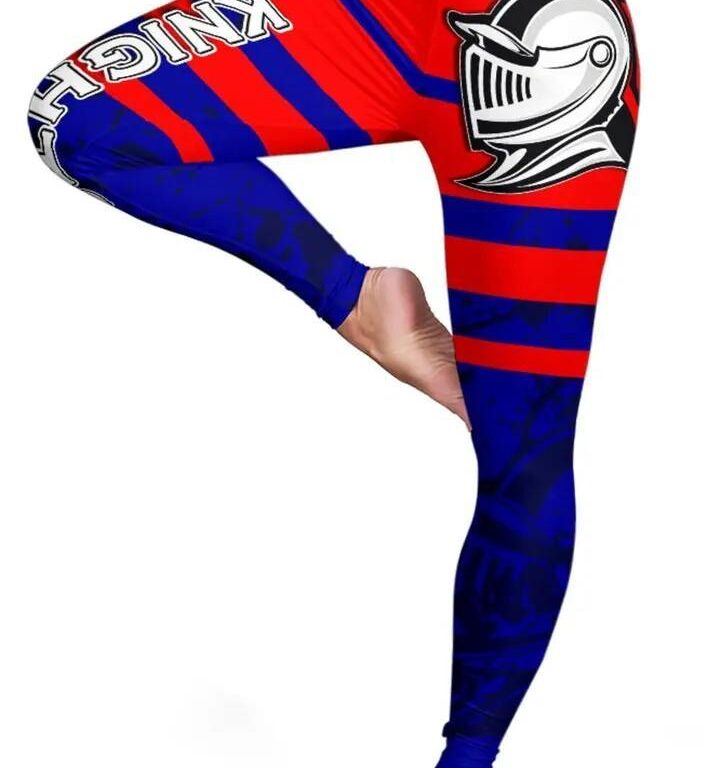 NRL Newcastle Knights Blue Red Leggings