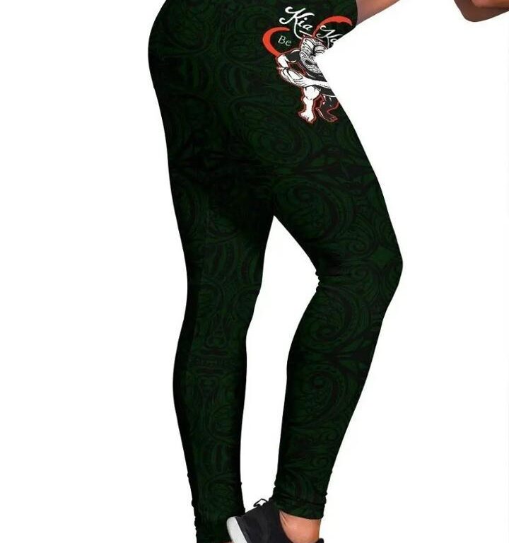 NRL New Zealand Warriors Black Leggings V1