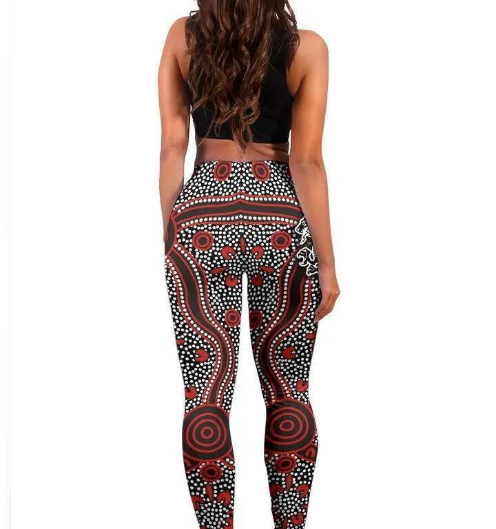 NRL St George Illawarra Dragons . Unique Indigenous Leggings