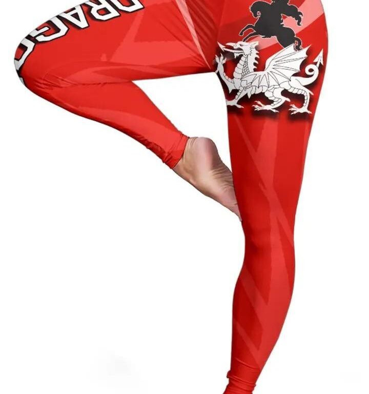 NRL St George Illawarra Dragons . Red Leggings