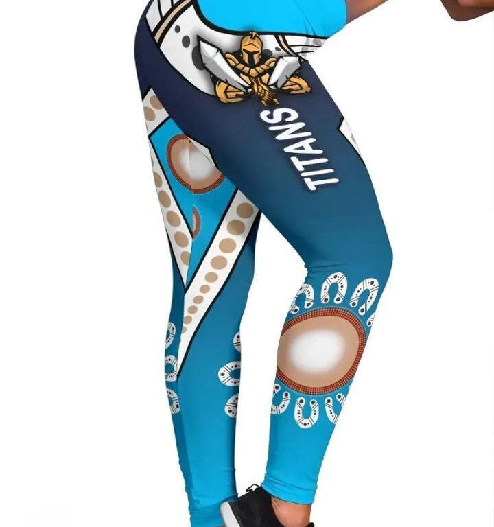 NRL Gold Coast Titans Gladiator Simple Indigenous Leggings