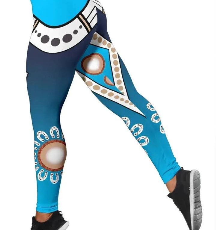 NRL Gold Coast Titans Gladiator Simple Indigenous Leggings