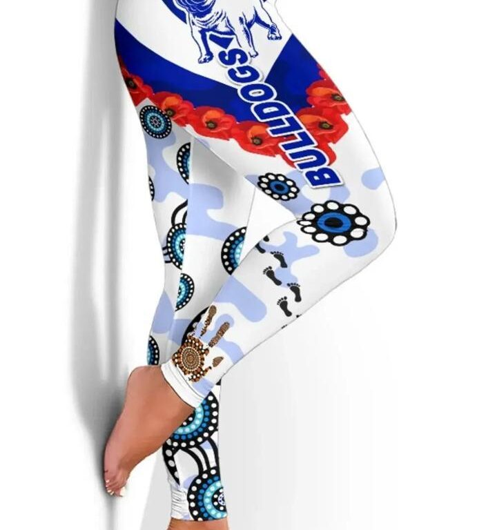 NRL Canterbury Bankstown Bulldogs - Anzac Day Indigenous Leggings