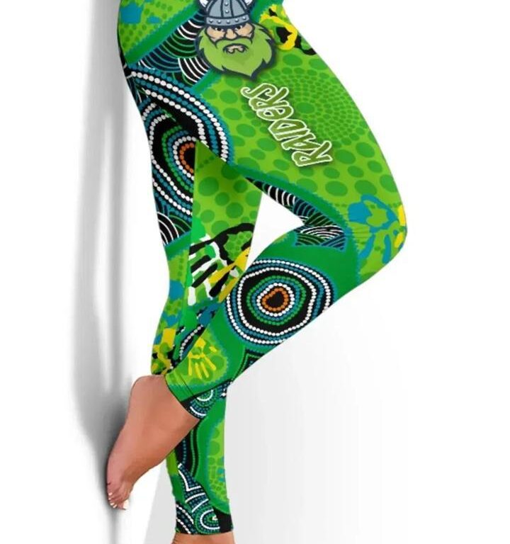 NRL Canberra Raiders Viking Indigenous Raiders Leggings