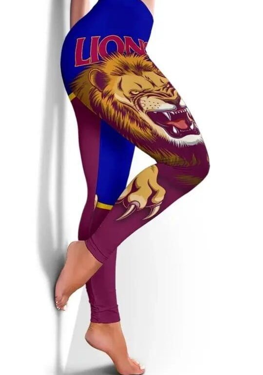 AFL Brisbane Lions Three Stripes Leggings