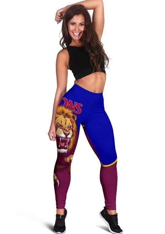AFL Brisbane Lions Three Stripes Leggings
