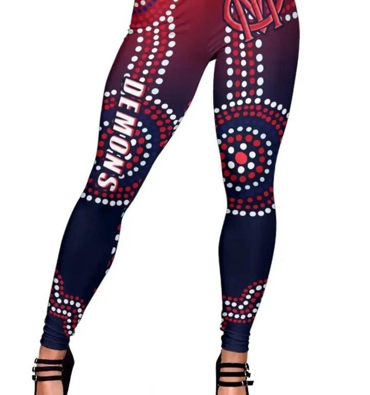 AFL Melbourne Demons Indigenous Leggings