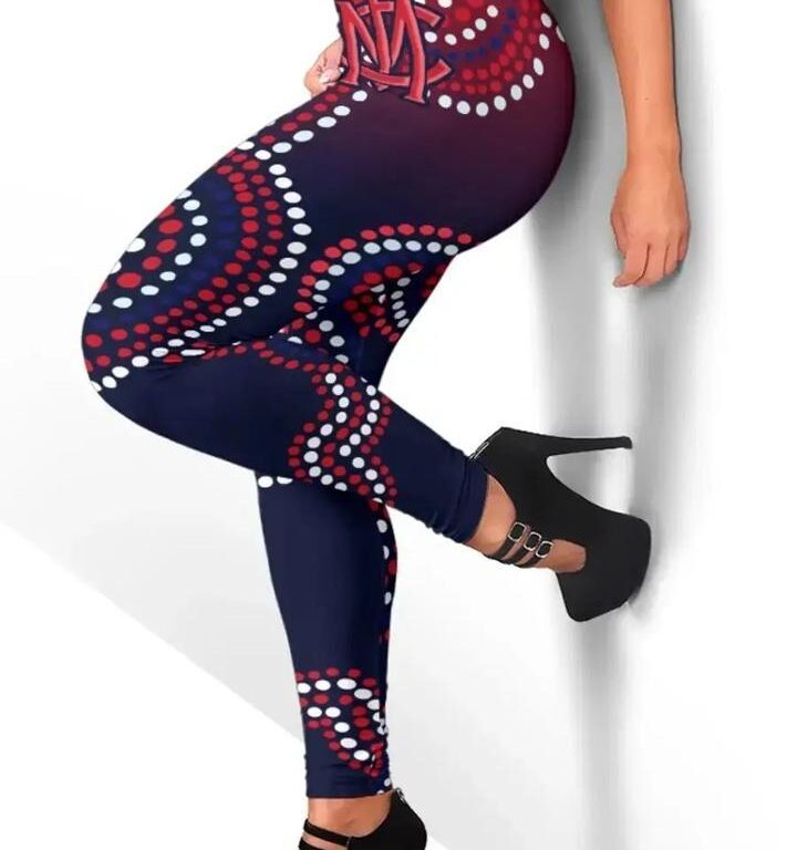 AFL Melbourne Demons Indigenous Leggings