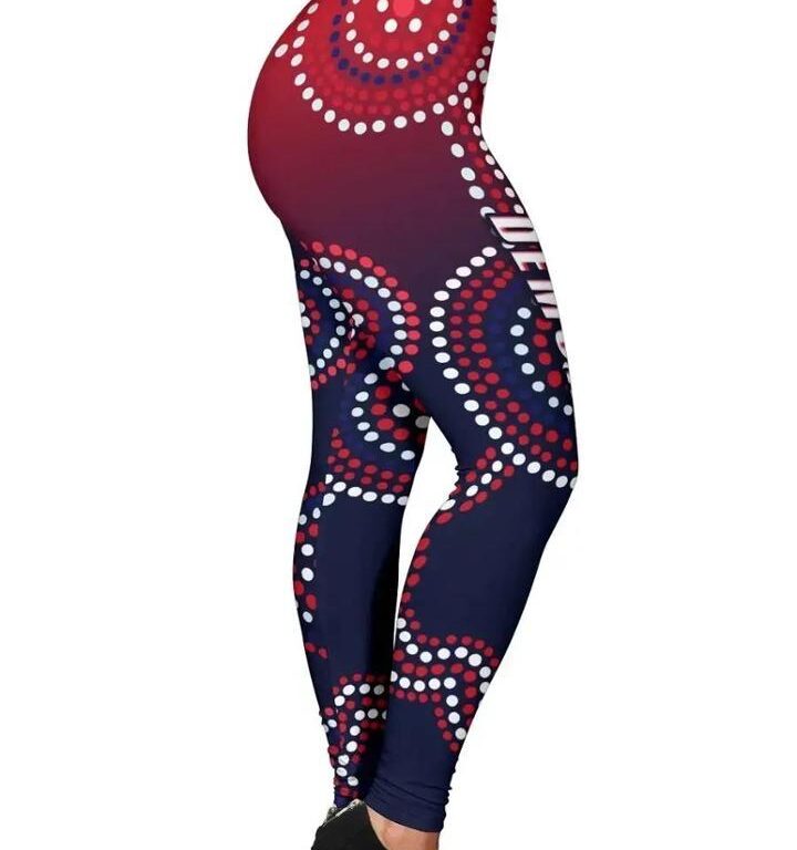 AFL Melbourne Demons Indigenous Leggings
