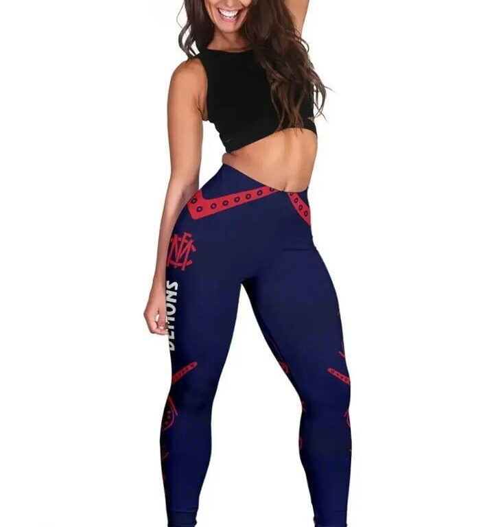 AFL Melbourne Demons Football Leggings