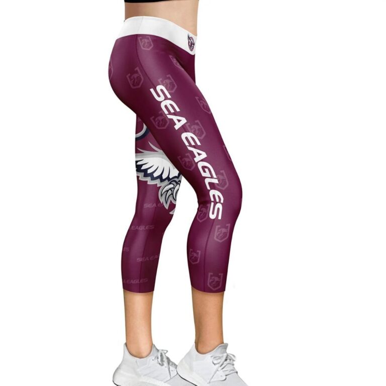 NRL Manly Warringah Sea Eagles Big Logo Leggings