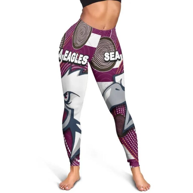 NRL Manly Warringah Sea Eagles Rugby Team Leggings