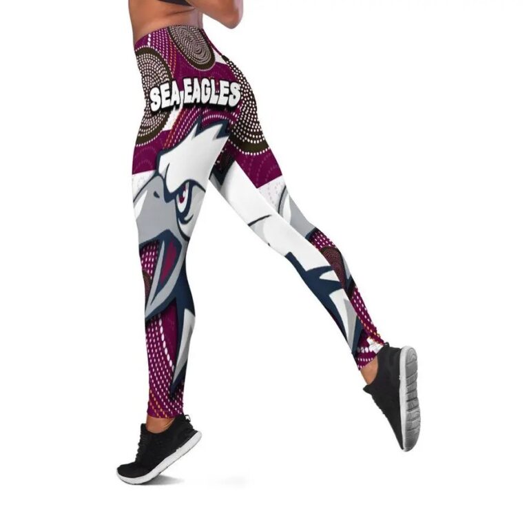 NRL Manly Warringah Sea Eagles Rugby Team Leggings