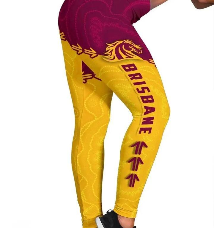 NRL Brisbane Broncos Aboriginal Leggings