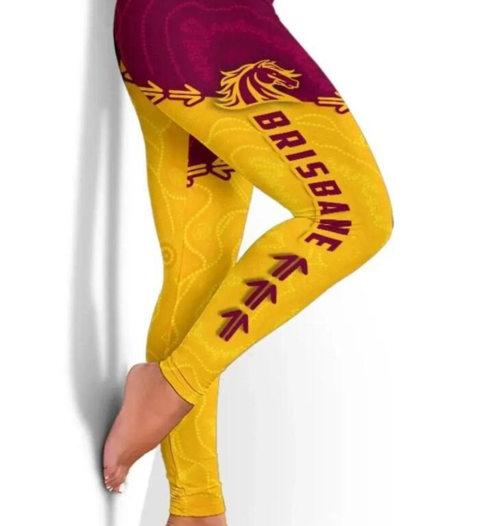 NRL Brisbane Broncos Aboriginal Leggings