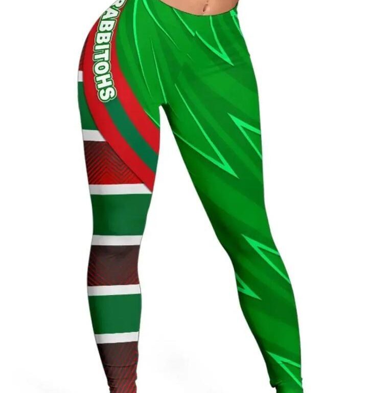 NRL South Sydney Rabbitohs Victorian Vibes Leggings