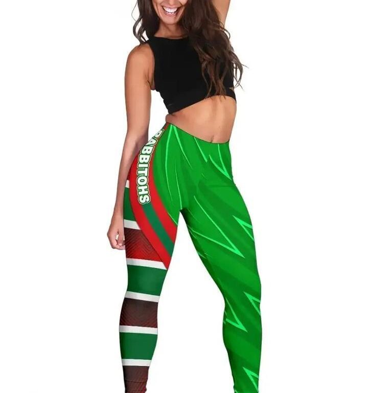 NRL South Sydney Rabbitohs Victorian Vibes Leggings