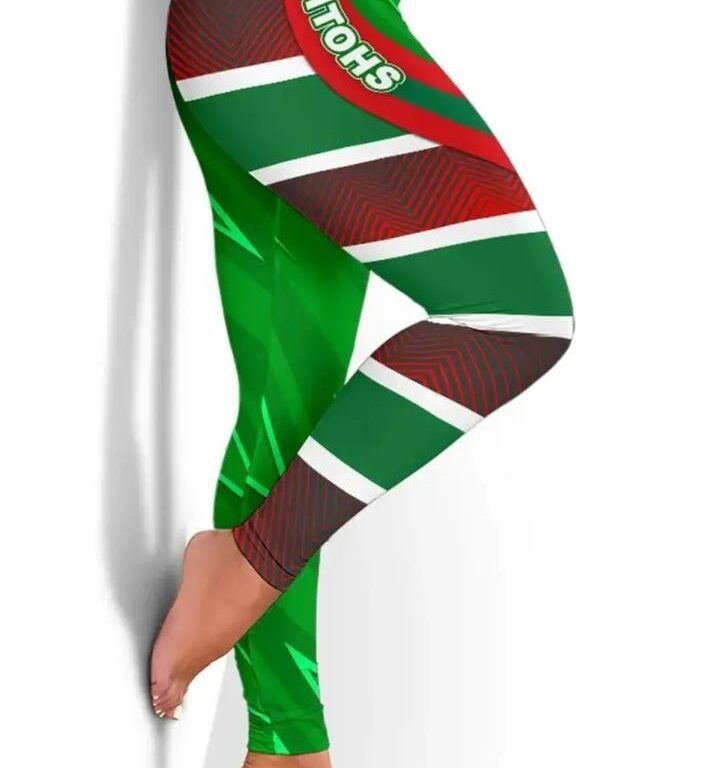 NRL South Sydney Rabbitohs Victorian Vibes Leggings