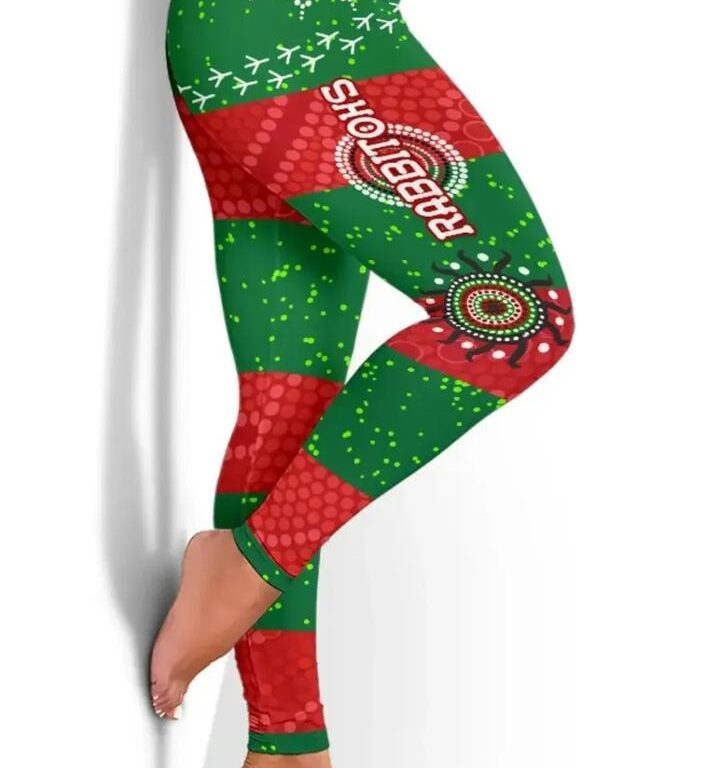 NRL South Sydney Rabbitohs Indigenous Country Style Leggings