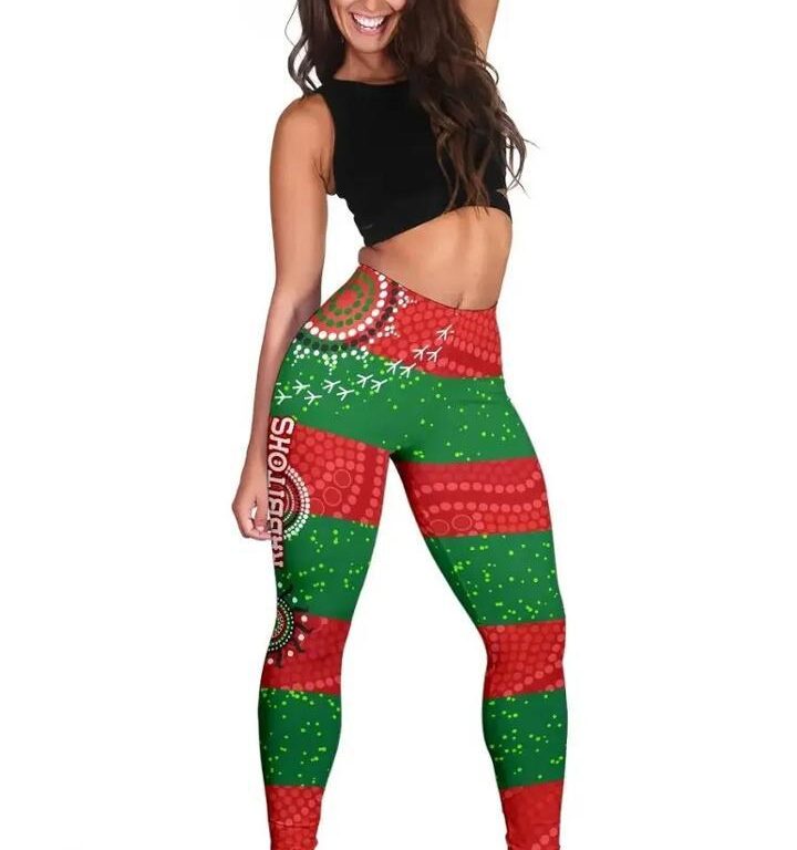 NRL South Sydney Rabbitohs Indigenous Country Style Leggings