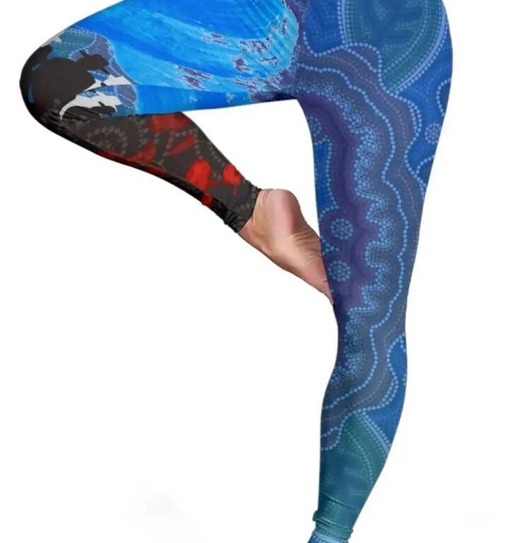 NRL Sydney Roosters ANZAC Aboriginal Leggings