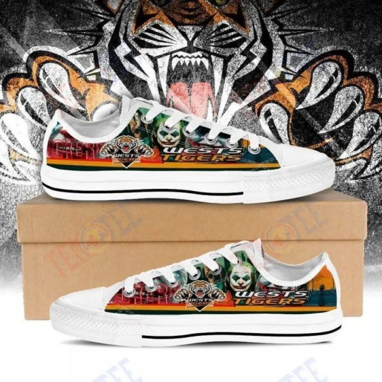NRL Wests Tigers Joker Low Top Shoes